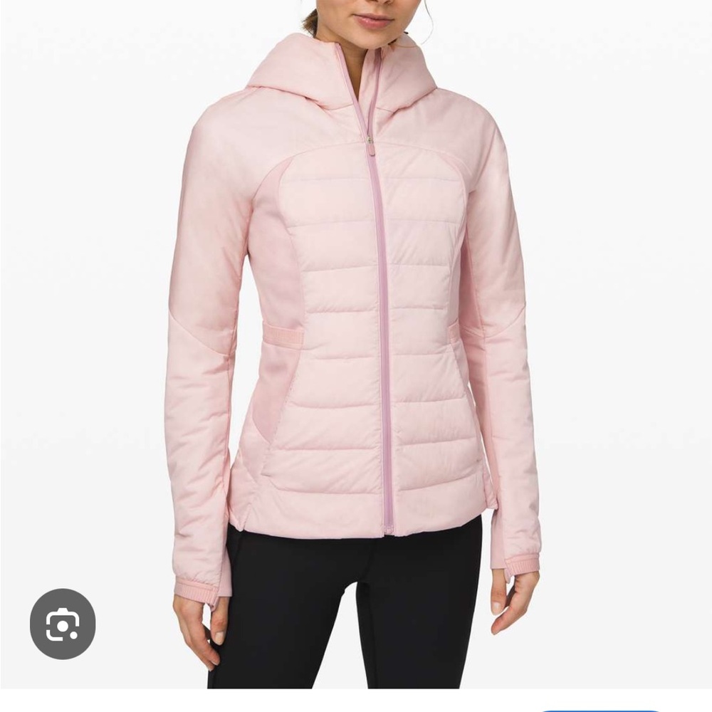 Lululemon Athletica Soft Pink Puffer Jacket